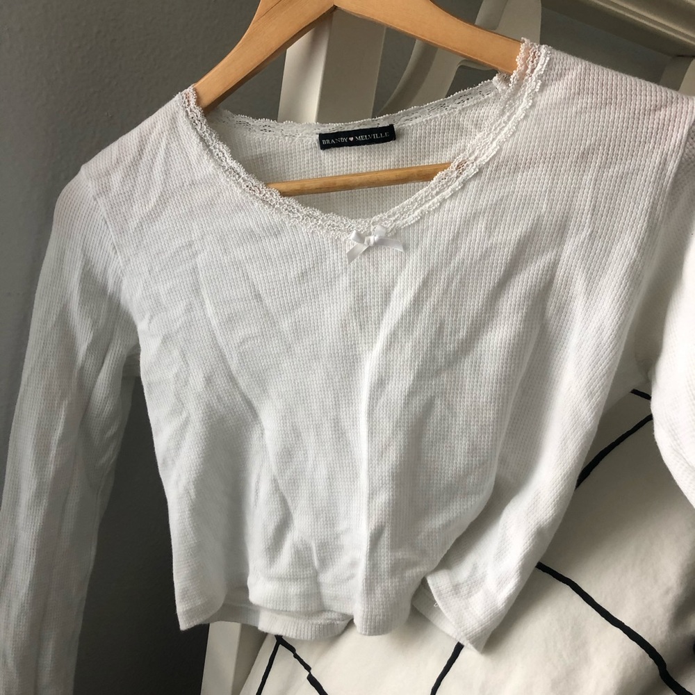 White brandy Melville long sleeve
